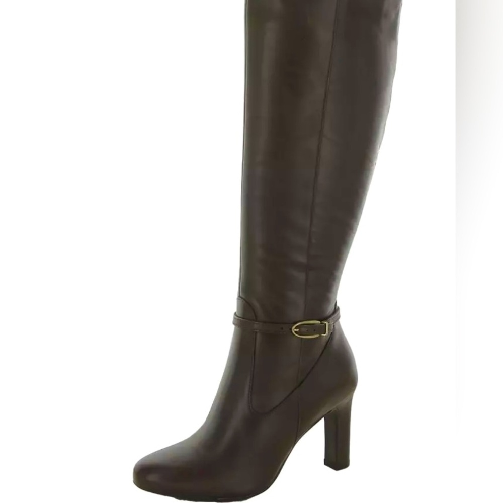 Naturalizer Womens Henny Leather Tall Dressy Knee-High Boots